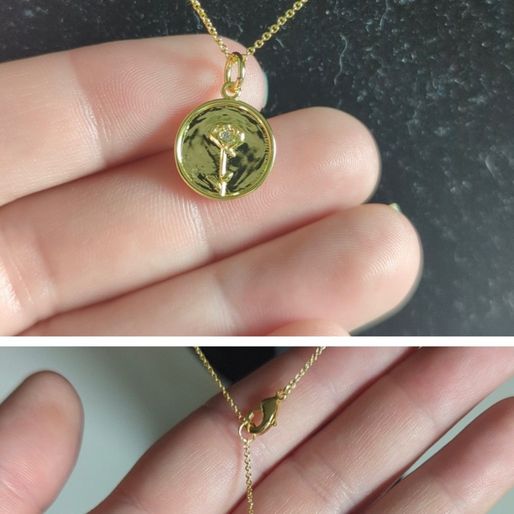 NWT and box Verona gold necklace